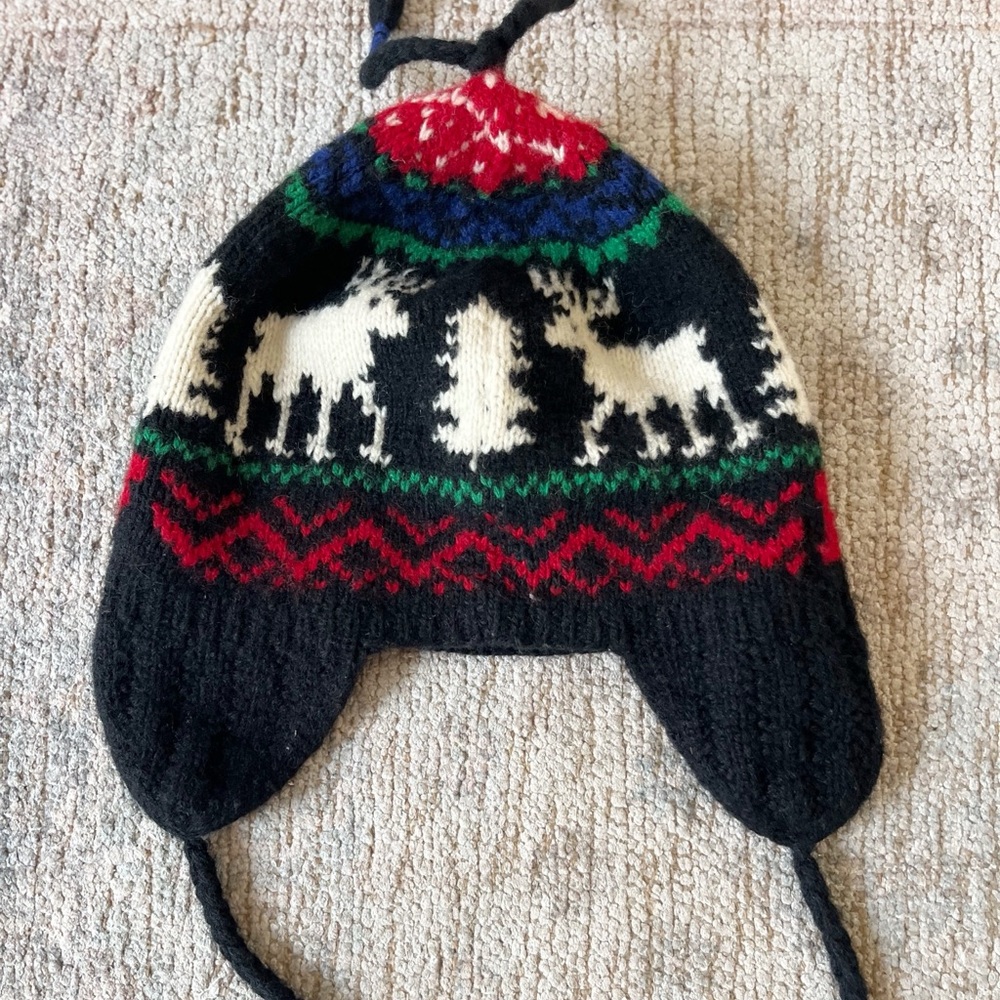 Ralph Lauren Kids' winter wool blend beanie hat